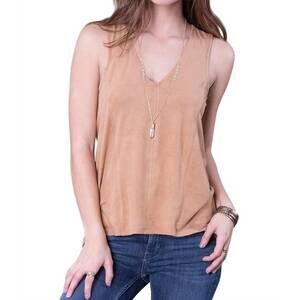 NEW OTHERS FOLLOW lock and key top in brown